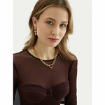 Ogrlica Guess JUBN05 004JW Zlata