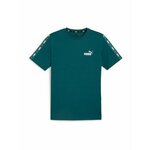 PUMA Funkcionalna majica 'Ess' smaragd / bela