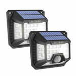 Blitzwolf BW-OLT3 2x LED sončna svetilka z detektorjem gibanja , črna