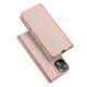 slomart ovitek dux ducis skin pro holster flip cover za iphone 14 plus roza