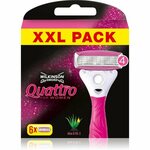 Wilkinson Sword Rezervne glave Quattro za ženske 6 kosov