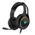 Havit Gamenote HV-H2232d gaming slušalke, 3.5 mm, črna/črno-rdeča, 109dB/mW/112dB/mW, mikrofon