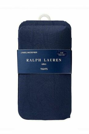 Otroške žabice Polo Ralph Lauren 2-pack mornarsko modra barva - mornarsko modra. Otroški hlačne nogavice iz kolekcije Polo Ralph Lauren. Model izdelan iz elastičnega materiala.