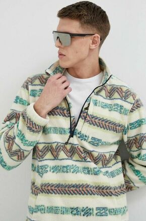 Športni pulover Billabong Boundary bež barva - bež. Športni pulover iz kolekcije Billabong. Model izdelan iz flis materiala.