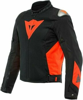 Dainese Energyca Air Tex Jacket Black/Fluo Red 60 Tekstilna jakna