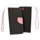 Havana Preklopna torbica fancy diary iphone 13 6.1 - črno roza