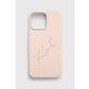 Etui za telefon Karl Lagerfeld iPhone 15 Pro Max 6.7'' roza barva - roza. Etui za telefon iz kolekcije Karl Lagerfeld. Model izdelan iz plastike.