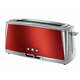Toaster z dolgimi rezinami Russell Hobbs 23250-56 Luna, rdeč