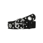 VERO MODA Pas 'VMSILLA' črna / srebrna 23693819