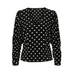 VERO MODA Bluza 'Gina' črna / bela 8387616