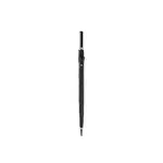 Krago 10-kraki dežnik palica z gumiranim ročajem Soft Touch, črna