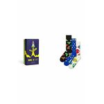Nogavice Happy Socks x Elton John Gift Set Gift Box - pisana. Nogavice iz kolekcije Happy Socks. Model izdelan iz elastičnega, vzorčastega materiala. V kompletu so trije pari.