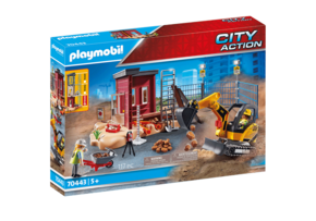 Playmobil - Mali bager s konstrukcijskim elementom [City Action 70443]