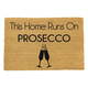 Predpražnik iz naravnih kokosovih vlaken Artsy Doormats This Home Runs On Prosecco, 40 x 60 cm