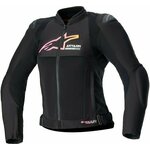 Alpinestars Stella SMX Air Jacket Black/Yellow/Pink 2XL Tekstilna jakna