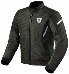 Rev'it! Jacket Torque 2 H2O Black/White XL Tekstilna jakna