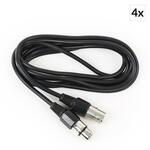 4 x FrontStage XLR-Kabel, 3M