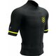Compressport Trail Postural SS Top M Black/Safety Yellow L Tekaška majica s kratkim rokavom