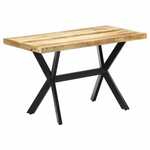 Jedilna miza 120x60x75 cm trden robusten mangov les