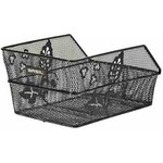 Basil Cento Flower S Bicycle Basket Rear Black S Bicycle basket