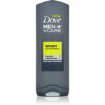 Dove Men + Care Sport Care Active + Fresh krepitven gel za prhanje za telo in obraz po športnih aktivnostih 250 ml za moške