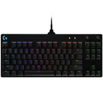 Logitech G Pro žični mehanska tipkovnica, USB, modra/črna