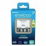 Polnilec baterij Eneloop K-KJ51MCD04E s časovnikom, 4 baterije AAA 800mAh