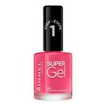 Rimmel London Super Gel STEP1 gel lak za nohte 12 ml Odtenek 032 cocktail passion