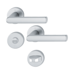 Hoppe Hamburg 1700/42KB/42KBS F1 WC aluminijasta notranja kljuka in rozeta