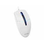 A4Tech N-530 žična miška, beli/črni