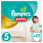 Pampers hlačne plenice Premium Pants 5, Carry Box, 20 kosov