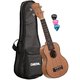 Cascha HH 2026 Premium Soprano ukulele Natural