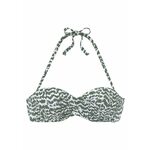 LASCANA Bikini zgornji del oliva / bela 9253631
