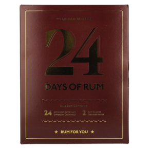 SBS Rum S.B.S 24 DAYS OF RUM The Original Rum Box + 2 kozarca 24x0