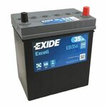 Exide Excell EB356 akumulator brez roba, 35 Ah, D+, 240 A(EN), 187 x 127 x 220 mm