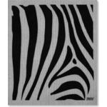 Groovy Goods Gobasta krpa Zebra - Siva