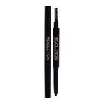 Makeup Revolution London Duo Brow Definer natančen svinčnik za obrvi s čopičem 0,15 g odtenek Light Brown
