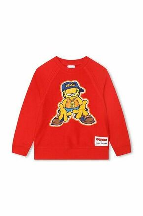 Otroški pulover Marc Jacobs x Garfield rdeča barva - rdeča. Otroški pulover iz kolekcije Marc Jacobs