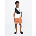Karl Lagerfeld Kids Kopalne hlače Z20099 S Oranžna Regular Fit