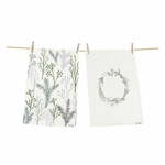 Bombažne kuhinjske krpe v kompletu 2 ks 50x70 cm Christmas Twigs – Butter Kings