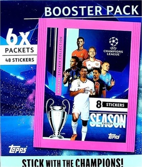 Topps UEFA UCL nogometne nalepke - Booster Pack (48 na paket)