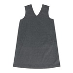 Vero Moda Girl Obleka siva / črna