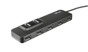 Trust USB Hub - Oila 7 (7 port; USB2.0; PowerAdapter)