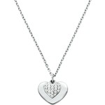Michael Kors Srebrna ogrlica s srcem MKC1120AN040 (verižica, obesek)