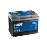 Exide Excell EB740 akumulator, 74 Ah, D+, 680 A(EN), 278 x 175 x 190 mm