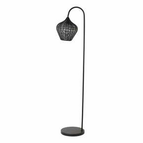 Črna talna svetilka (višina 160 cm) Alvaro - Light &amp; Living