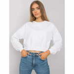 BASIC FEEL GOOD Ženska bombažna majica s kapuco ELAIN bela RV-BL-7252.31P_379178 L-XL