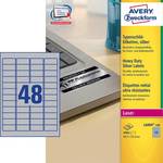 Avery Zweckform etikete L6009-100, 45,7 x 21,2 mm, srebrne, odporne