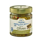 MANI BIO zelene olive z začimbami v oljčnem olju 1