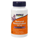 Resveratrol z izvlečkom grozdnih pešk NOW, 50 mg (60 kapsul)